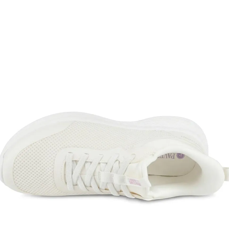 Pavers Active Wide Fit Easy Step In Trainers - Off White