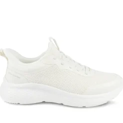 Pavers Active Wide Fit Easy Step In Trainers - Off White