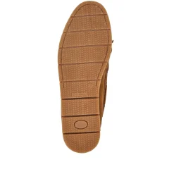 Penella Hand-Stitched Leather Moccasins - Tan