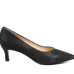 Peter Kaiser Lightly Embellished Court Shoes - Black Shimmer