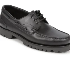 Pickering2 Leather Boat Shoes - Black