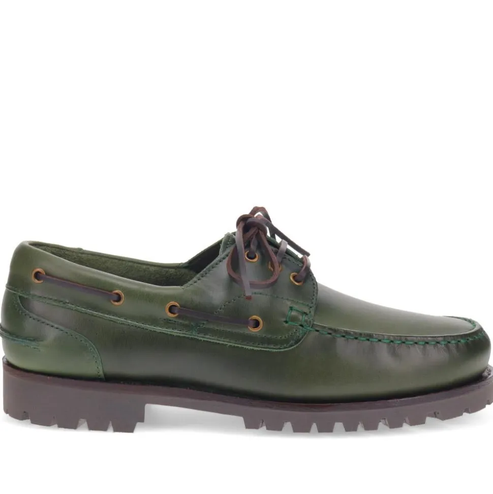 Pickering2 Leather Boat Shoes - Khaki