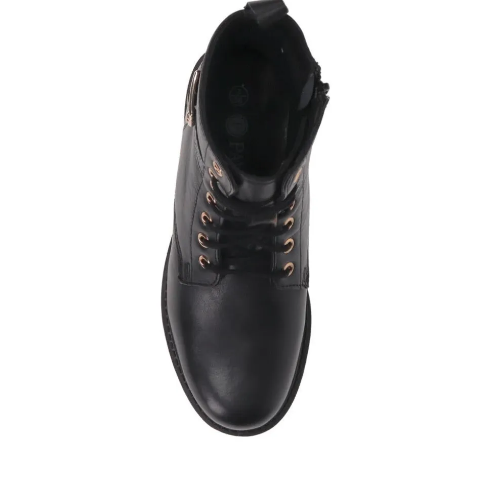 Platform Ankle Boots - Black