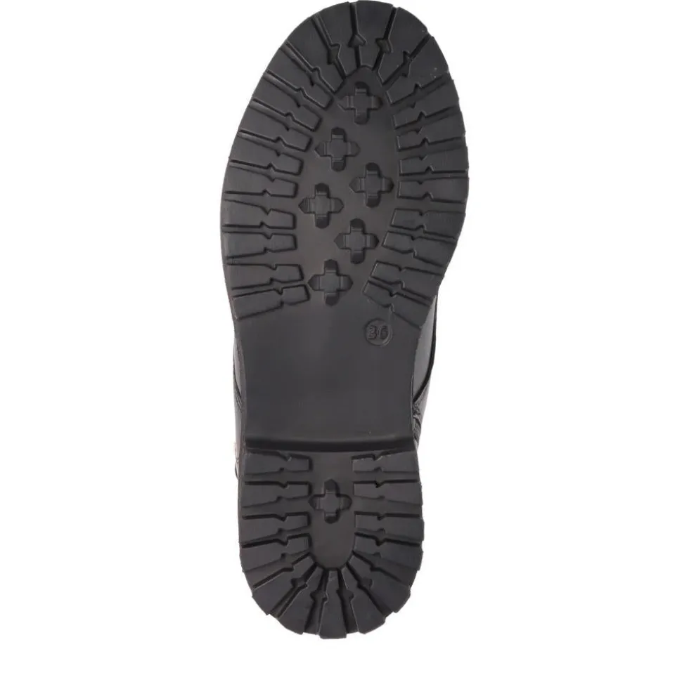 Platform Ankle Boots - Black