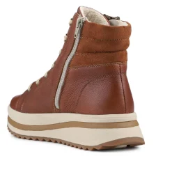Platform Ankle Boots - Brown