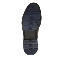 Premium Leather Lace Up Chukka Boots - BROWN-NAVY