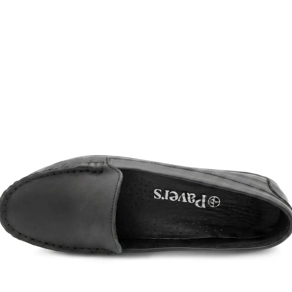 Premium Leather Moccasins - Black