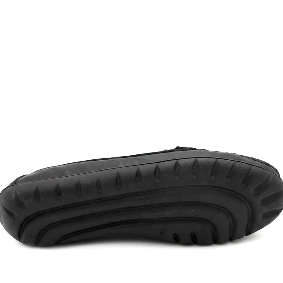 Premium Leather Moccasins - Black