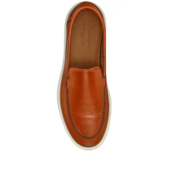 Quade Smart Leather Slip-On Shoes - Tan