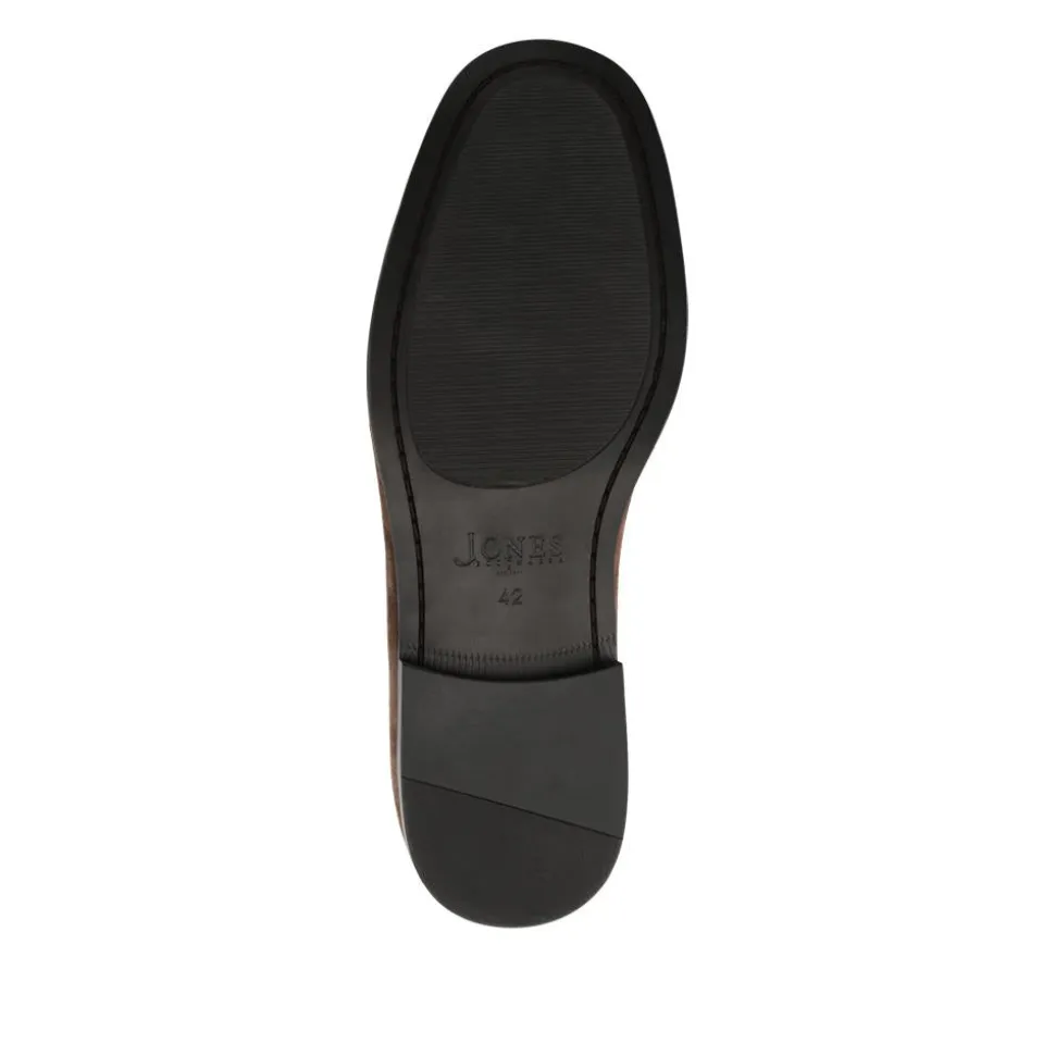 Quadir Slip On Leather Penny Loafers - Dark Brown Suede