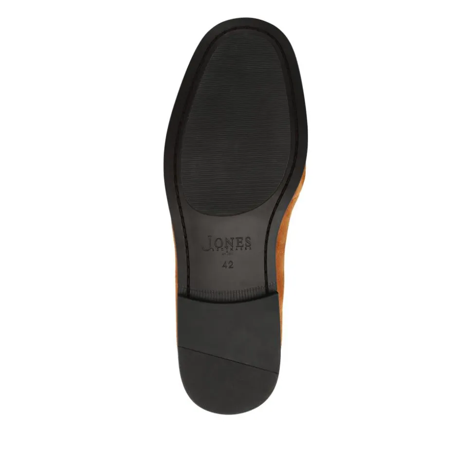Quadir Slip On Leather Penny Loafers - Tan Suede