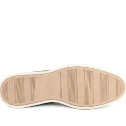 Quarius All Leather Slip On Shoes - Khaki Suede