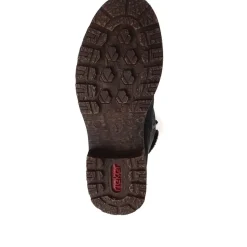 Quilted Fleece-Lined Ladies Boots - Black