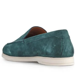 Raiden Suede Loafers - Green Suede
