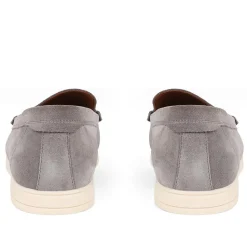 Raiden Suede Loafers - Grey Suede