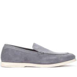 Raiden Suede Loafers - Grey Suede
