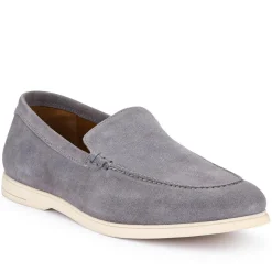 Raiden Suede Loafers - Grey Suede