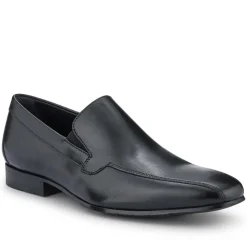 Ralphie Smart Leather Slip-On Shoes - Black