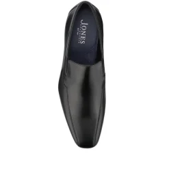 Ralphie Smart Leather Slip-On Shoes - Black