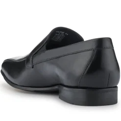 Ralphie Smart Leather Slip-On Shoes - Black