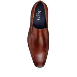 Ralphie Smart Leather Slip-On Shoes - Chestnut