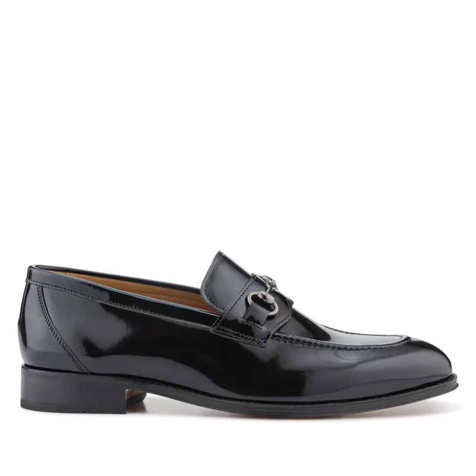 Reece Leather Loafers - Black Patent
