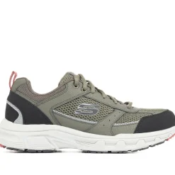 Relaxed Fit: Oak Canyon Lace-Up Trainers - Olive
