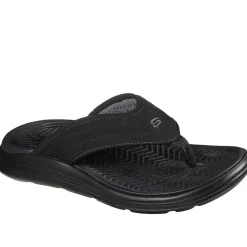 Relaxed Fit: Sargo - Point Vista Sandals - Black