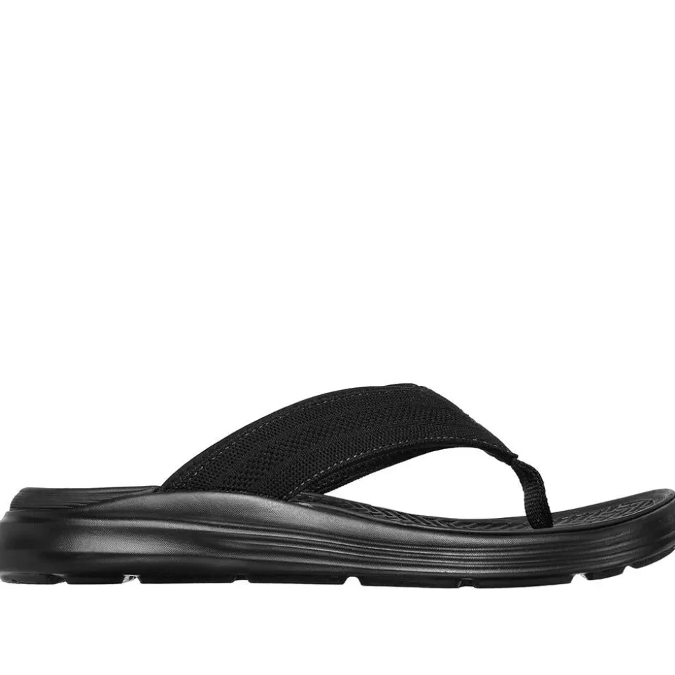 Relaxed Fit: Sargo - Point Vista Sandals - Black