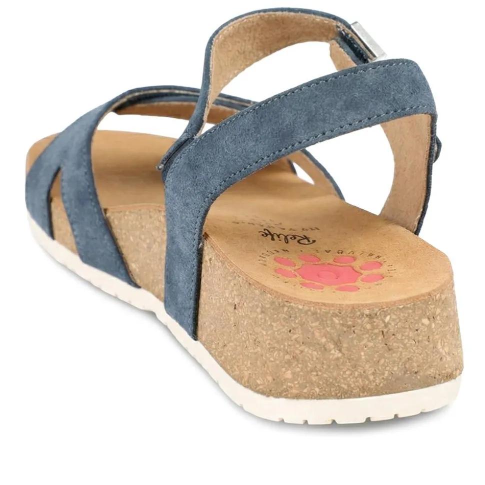 Relife Buckle & Adjustable Fasten Sandals - Denim