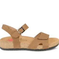 Relife Buckle & Adjustable Fasten Sandals - Tan