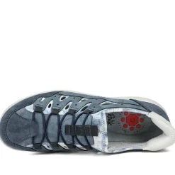 Relife Wide Fit Bungee Lace Slip On Shoes - Blue