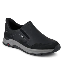 Relife Wide Fit Elasticated Slip-On Shoes - Black