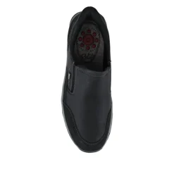 Relife Wide Fit Elasticated Slip-On Shoes - Black