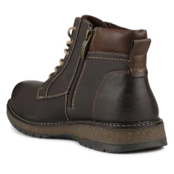 Relife Wide Fit Lace-Up Boots - Dark Brown
