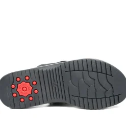 Relife Wide Fit Slip On Sandals - Navy