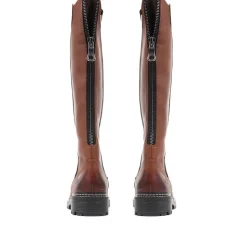 Remonte Dorndorf Leather Long Boots - Tan