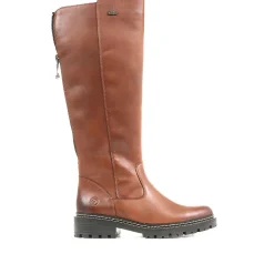 Remonte Dorndorf Leather Long Boots - Tan