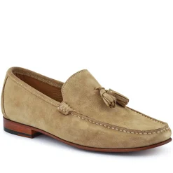 Retford Leather Loafers - Sand Suede