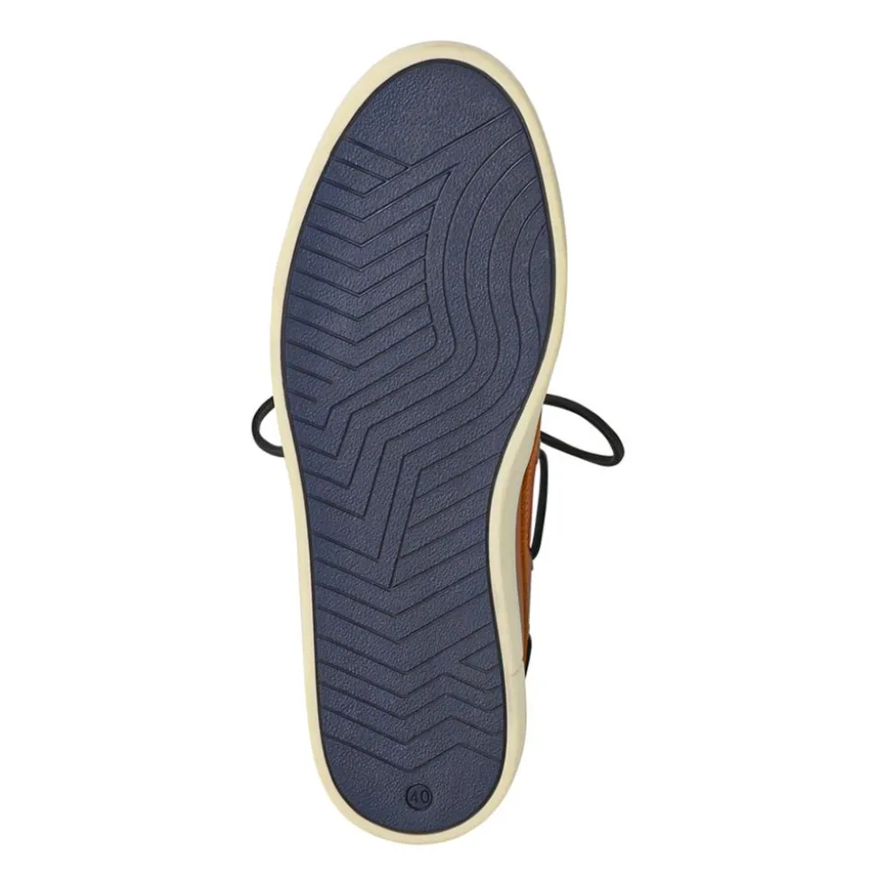 Rhodes Leather Boat Shoes - Tan