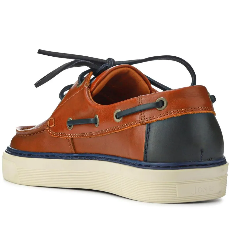 Rhodes Leather Boat Shoes - Tan