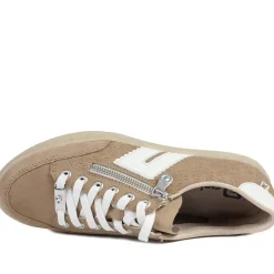 Rieker Altoz Zipped Trainers - Brown