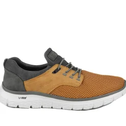 Rieker Breathable Bungee Lace Trainers - Yellow