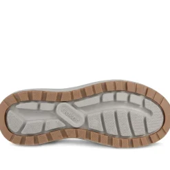 Rieker Bungee Lace Shoes With Rugged Sole - Brown