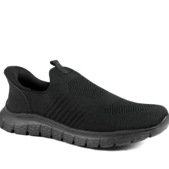 Rieker Elasticated Slip On Trainers - Black