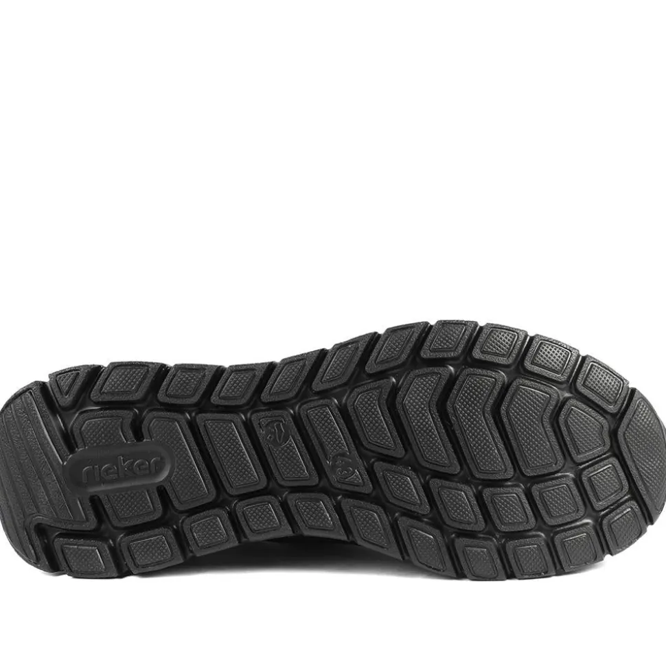 Rieker Elasticated Slip On Trainers - Black