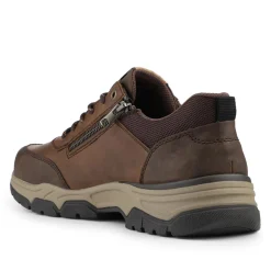 Rieker Exclusive Leather Walking Shoes - Brown