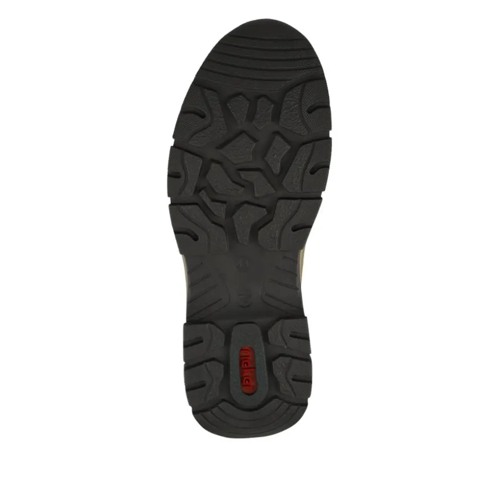 Rieker Exclusive Leather Walking Shoes - Brown