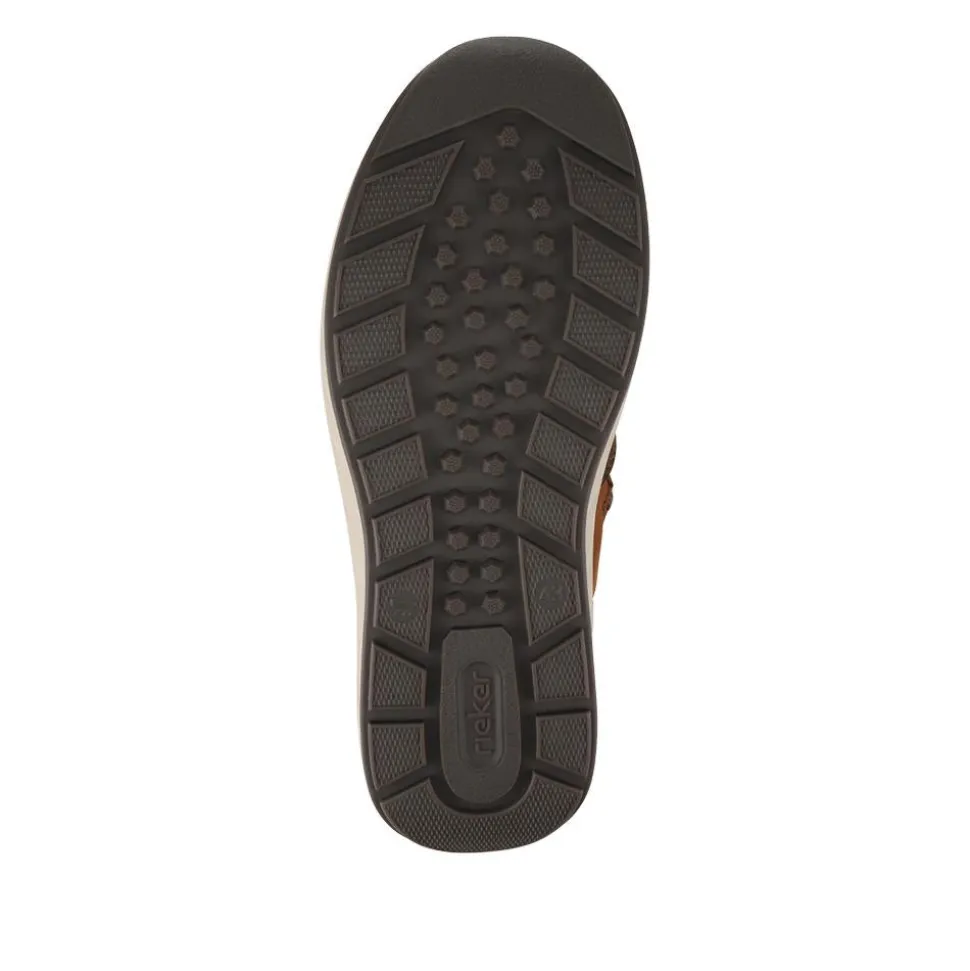 Rieker Extra Wide Cushioned Walking Boots - Brown