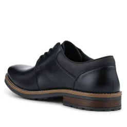 Rieker Extra-Wide Lace-Up Shoes - Black